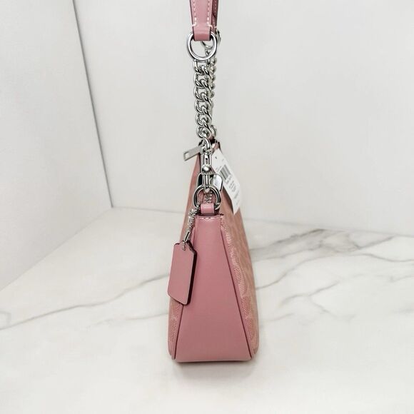 NWT Coach Dusty Pink Teri Shoulder Bag - Picture 7 of 9